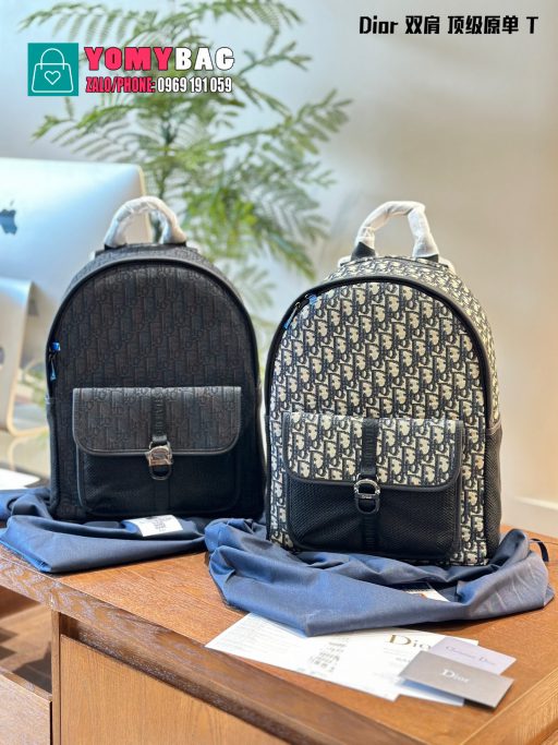 Ba lô Dior size 30x40 cm, ba lô super vip nhiều ngăn đựng đồ