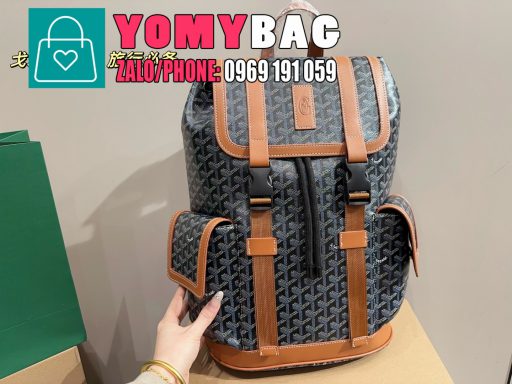 Ba lô Goyard size 19x44 cm, khóa dây rút ba lô có nhiều màu