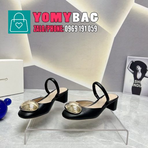 Giày cao gót gianvito rossi đế vuông 5 cm