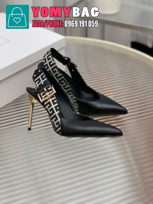 Giày cao gót balmain 9,5 cm, kiểu dáng thanh lịch