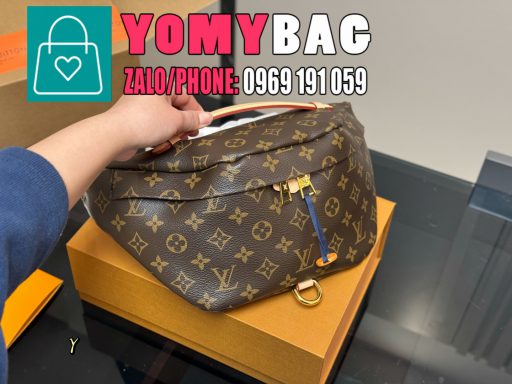 Túi xách Lv bao tử size 38x20x16 cm, túi màu nâu unisex