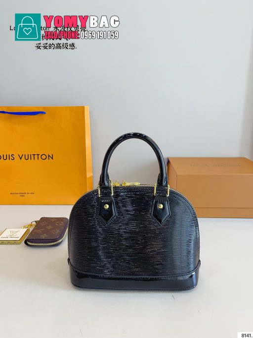 Túi xách Lv hến size 24 cm, túi full màu da bóng sáng