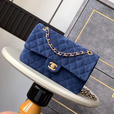 Túi xách chanel size 25 cm, 20 cm. Túi siêu cấp màu xanh lam rất đẹp