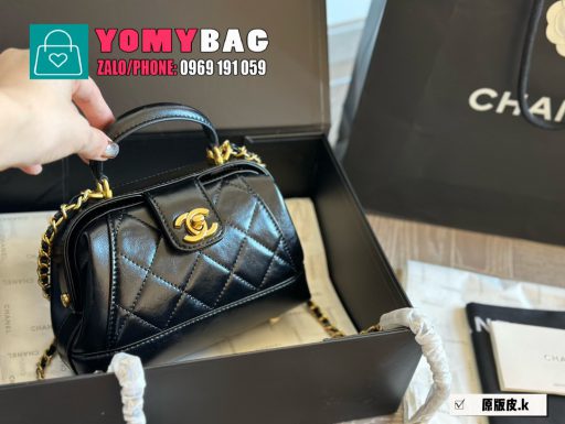 Túi xách Chanel size 18 cm, túi mini da mềm