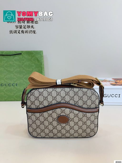 Túi xách Gucci ophidia size 26 cm, túi màu nâu canvas