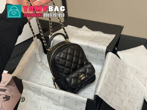 Túi xách chanel size 13x18 cm. Túi mini da hạt nhỏ xinh