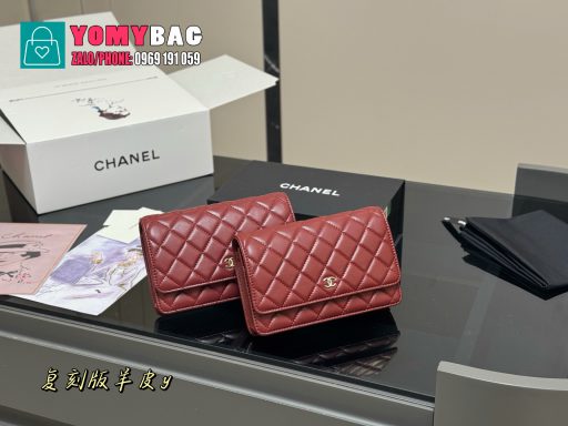 Túi xách chanel woc size 19 cm, túi da trơn có nhiều màu sắc