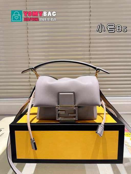 Túi xách cầm tay FENDI mini size 16 cm da mềm xốp cực đẹp có nhiều màu sắc